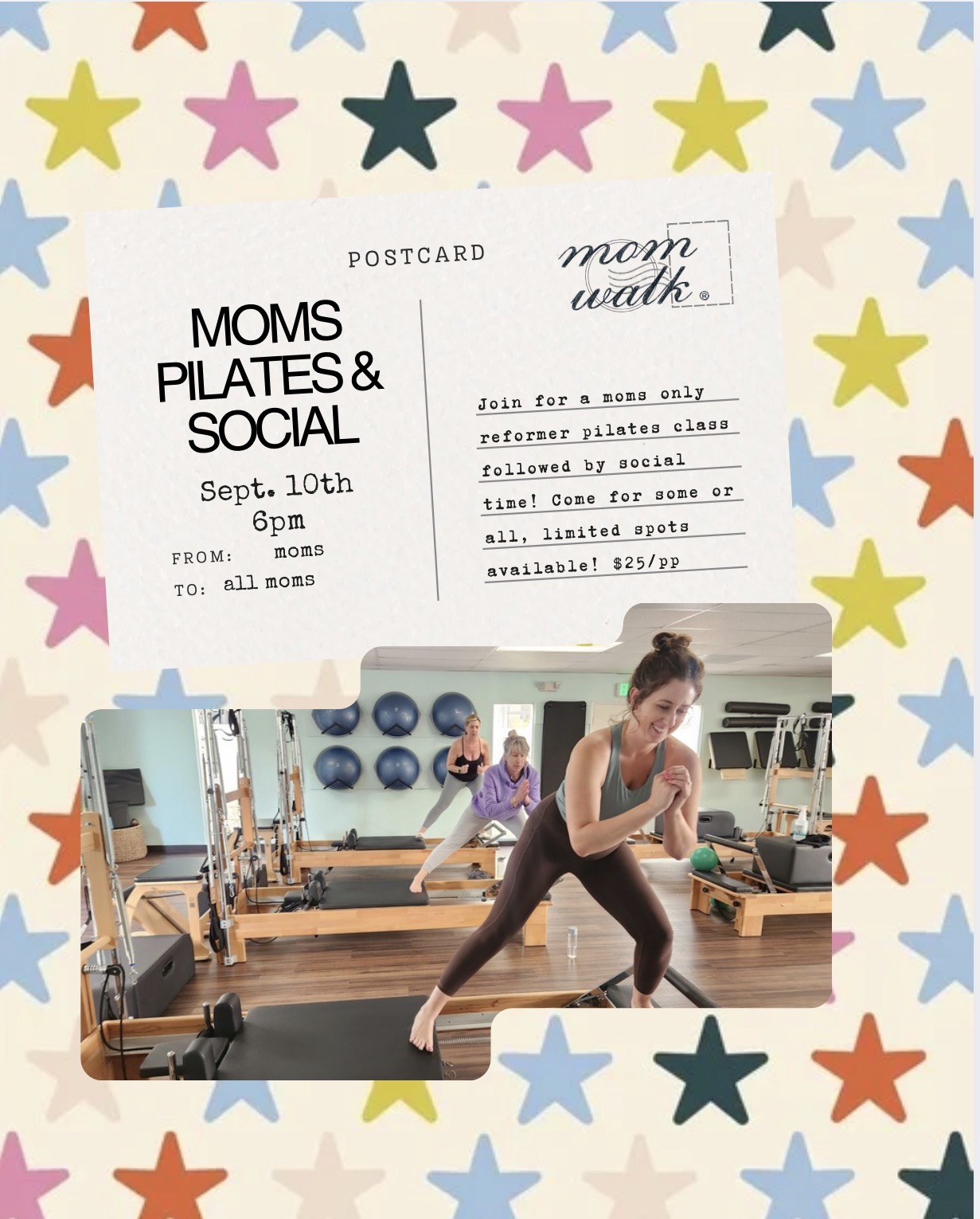 Moms Pilates & Social at South County Fitness