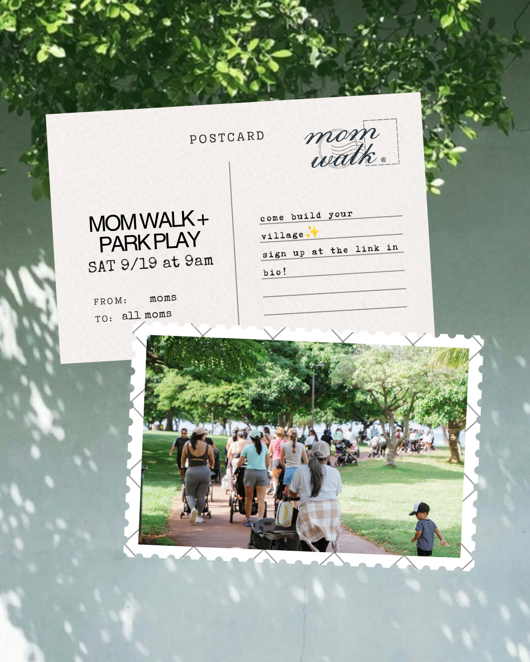 Mom Walk + Park Play at English Springs Park