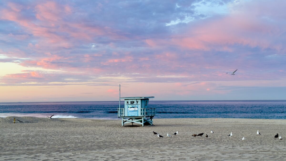 Cafe Luxxe & Strand Walk at Cafe Luxxe Manhattan Beach